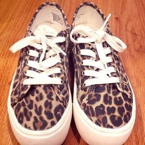 Cheetah Print Sneakers